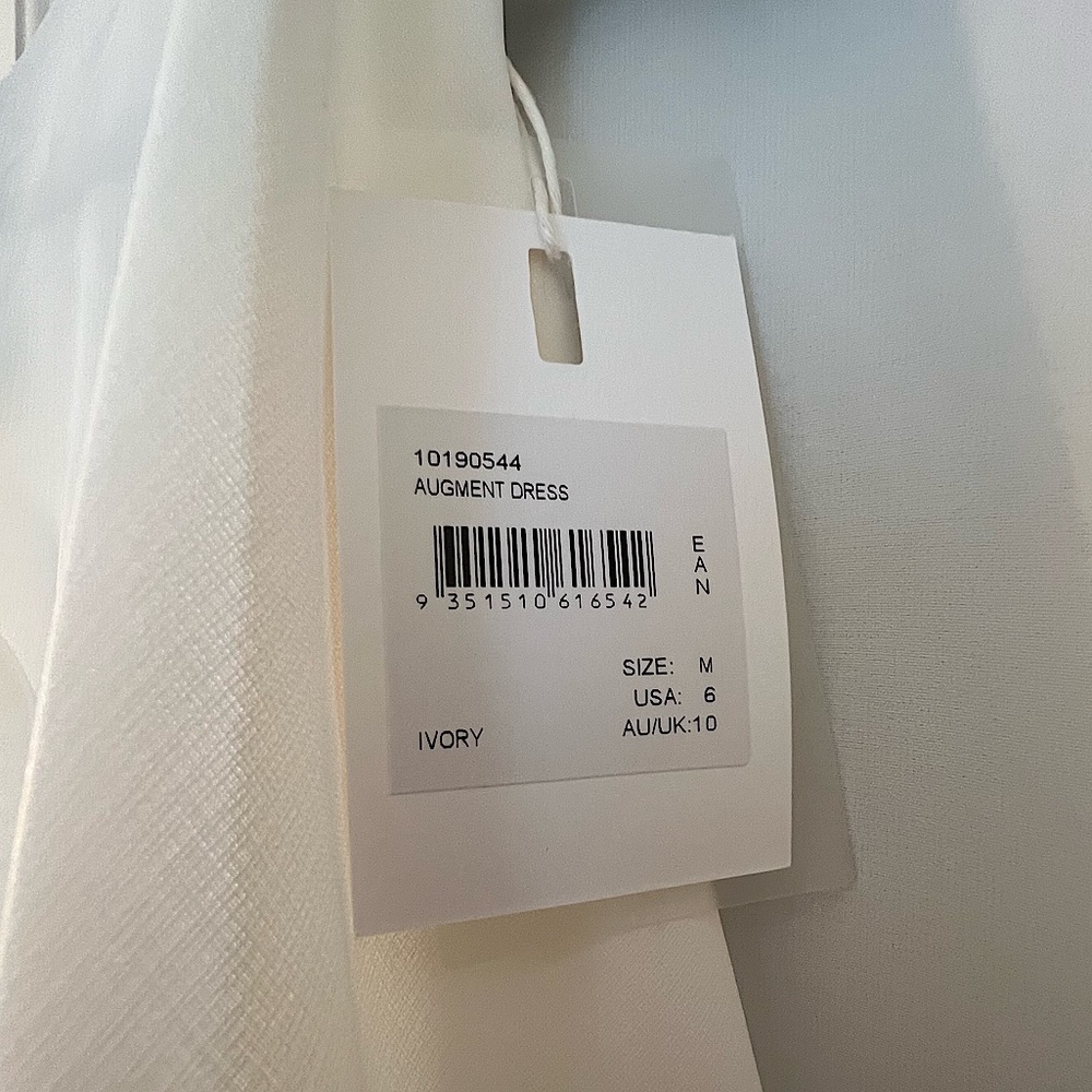 IVORY C/MEO COLLECTIVE AUGMENT DRESS! Brand new with tags! Size M, USA 6. NWT - Picture 7 of 10